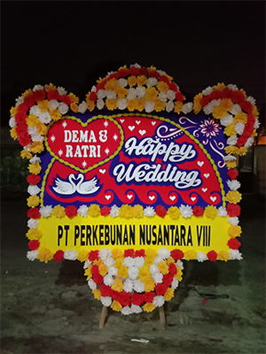 Bunga Papan Wedding